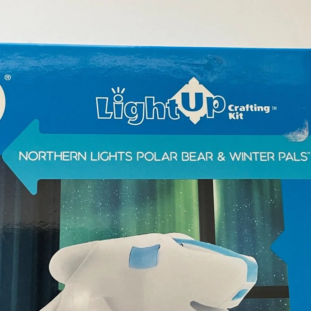 Creatto Polar Bear Light-Up 41 Pieces Craft Puzzle Thames & Kosmos 7X12 Sealed